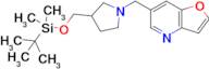 6-((3-(((Tert-butyldimethylsilyl)oxy)methyl)pyrrolidin-1-yl)methyl)furo[3,2-b]pyridine