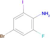 4-Bromo-2-fluoro-6-iodoaniline