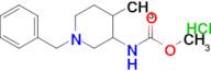 Methyl (1-benzyl-4-methylpiperidin-3-yl)carbamate hydrochloride