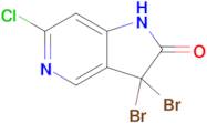 3,3-Dibromo-6-chloro-1,3-dihydro-2H-pyrrolo[3,2-c]pyridin-2-one