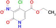 ethyl 4-chloro-5-nitro-6-oxo-1,6-dihydropyridine-3-carboxylate