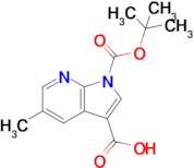 1-(Tert-butoxycarbonyl)-5-methyl-1H-pyrrolo[2,3-b]pyridine-3-carboxylic acid