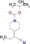 Tert-butyl 4-(1-cyanopropylidene)piperidine-1-carboxylate