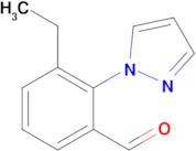 3-Ethyl-2-(1H-pyrazol-1-yl)benzaldehyde