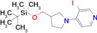 4-(3-(((Tert-butyldimethylsilyl)oxy)methyl)pyrrolidin-1-yl)-3-iodopyridine