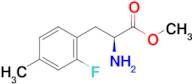 Methyl (S)-2-amino-3-(2-fluoro-4-methylphenyl)propanoate