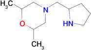 2,6-Dimethyl-4-(pyrrolidin-2-ylmethyl)morpholine