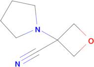 3-(Pyrrolidin-1-yl)oxetane-3-carbonitrile