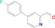4-(4-Fluorophenyl)picolinaldehyde