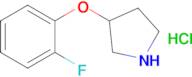 3-(2-Fluorophenoxy)pyrrolidine hydrochloride