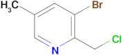 3-Bromo-2-(chloromethyl)-5-methylpyridine