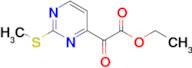 Ethyl 2-(2-(methylthio)pyrimidin-4-yl)-2-oxoacetate