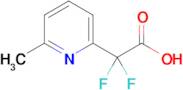 2,2-Difluoro-2-(6-methylpyridin-2-yl)acetic acid