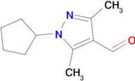 1-Cyclopentyl-3,5-dimethyl-1H-pyrazole-4-carbaldehyde