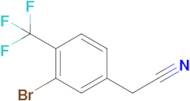 2-(3-Bromo-4-(trifluoromethyl)phenyl)acetonitrile