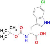 (R)-2-((tert-butoxycarbonyl)amino)-3-(6-chloro-1H-indol-3-yl)propanoic acid