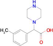 2-(Piperazin-1-yl)-2-(m-tolyl)acetic acid