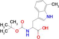 2-((Tert-butoxycarbonyl)amino)-3-(7-methyl-1H-indol-3-yl)propanoic acid