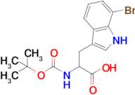 3-(7-Bromo-1H-indol-3-yl)-2-((tert-butoxycarbonyl)amino)propanoic acid