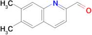 6,7-Dimethylquinoline-2-carbaldehyde