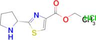 Ethyl (R)-2-(pyrrolidin-2-yl)thiazole-4-carboxylate hydrochloride