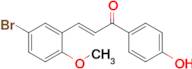 (E)-3-(5-bromo-2-methoxyphenyl)-1-(4-hydroxyphenyl)prop-2-en-1-one