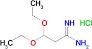 3,3-Diethoxypropanimidamide hydrochloride