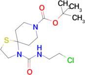 Tert-butyl 4-((2-chloroethyl)carbamoyl)-1-thia-4,8-diazaspiro[4.5]Decane-8-carboxylate