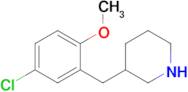 3-(5-Chloro-2-methoxybenzyl)piperidine