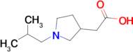 2-(1-Isobutylpyrrolidin-3-yl)acetic acid