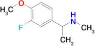 1-(3-Fluoro-4-methoxyphenyl)-N-methylethan-1-amine