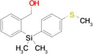 (2-(Dimethyl(4-(methylthio)phenyl)silyl)phenyl)methanol