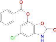 5-chloro-2-oxo-2,3-dihydro-1,3-benzoxazol-7-yl benzoate