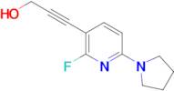 3-(2-Fluoro-6-(pyrrolidin-1-yl)pyridin-3-yl)prop-2-yn-1-ol