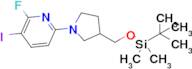 6-(3-(((Tert-butyldimethylsilyl)oxy)methyl)pyrrolidin-1-yl)-2-fluoro-3-iodopyridine