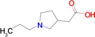 2-(1-Propylpyrrolidin-3-yl)acetic acid