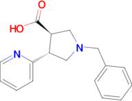 (3R,4R)-1-benzyl-4-(pyridin-2-yl)pyrrolidine-3-carboxylic acid