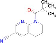 8-Pivaloyl-5,6,7,8-tetrahydro-1,8-naphthyridine-3-carbonitrile