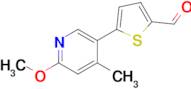 5-(6-Methoxy-4-methylpyridin-3-yl)thiophene-2-carbaldehyde