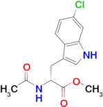 Methyl (R)-2-acetamido-3-(6-chloro-1H-indol-3-yl)propanoate