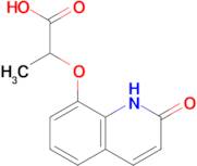 2-[(2-oxo-1,2-dihydroquinolin-8-yl)oxy]propanoic acid