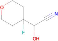 2-(4-Fluorotetrahydro-2H-pyran-4-yl)-2-hydroxyacetonitrile