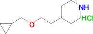 4-(2-(Cyclopropylmethoxy)ethyl)piperidine hydrochloride