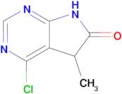 4-Chloro-5-methyl-5,7-dihydro-6H-pyrrolo[2,3-d]pyrimidin-6-one