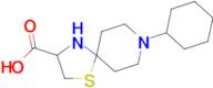 8-Cyclohexyl-1-thia-4,8-diazaspiro[4.5]Decane-3-carboxylic acid