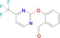 2-((4-(Trifluoromethyl)pyrimidin-2-yl)oxy)benzaldehyde