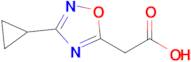 2-(3-Cyclopropyl-1,2,4-oxadiazol-5-yl)acetic acid