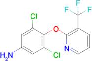 3,5-Dichloro-4-((3-(trifluoromethyl)pyridin-2-yl)oxy)aniline