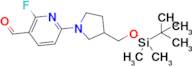 6-(3-(((Tert-butyldimethylsilyl)oxy)methyl)pyrrolidin-1-yl)-2-fluoronicotinaldehyde