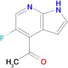 1-(5-Fluoro-1H-pyrrolo[2,3-b]pyridin-4-yl)ethan-1-one